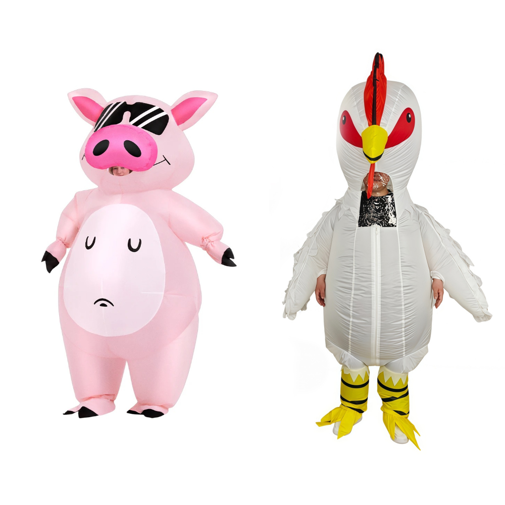 Womens Suit - Cartoon Dier Biggetje Opblaasbaar Kostuum Anime