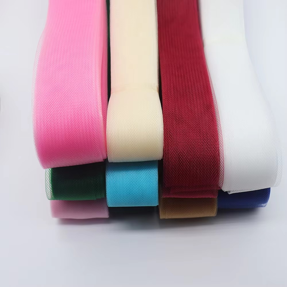Wedding Dress - 25/50 yards stug polyester paardenhaar vlecht