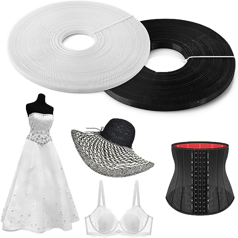 Wedding Dress - Polyester baleinen voor naaiwerk, witte doorstikbare
