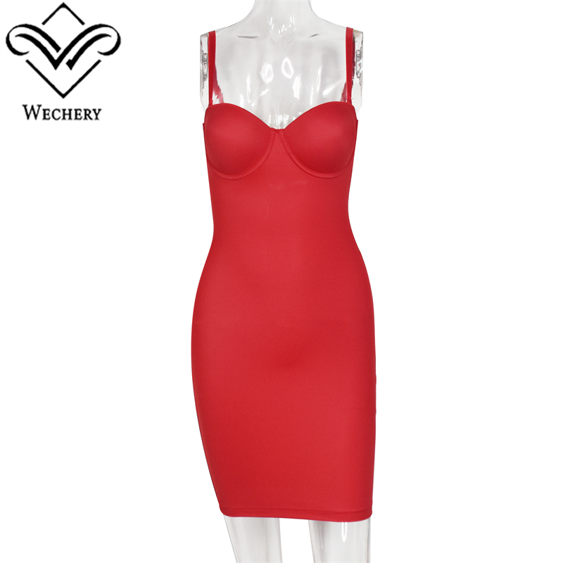 Women'S Red Formal Wear - Wechery rode jurken voor dames afslankende