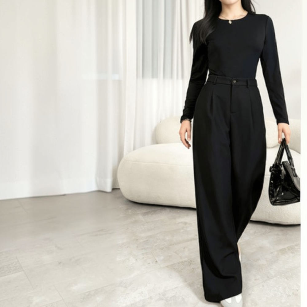 Damesbroek met wijde pijpen, h - Tailored Trouser Wide recensie en prijs