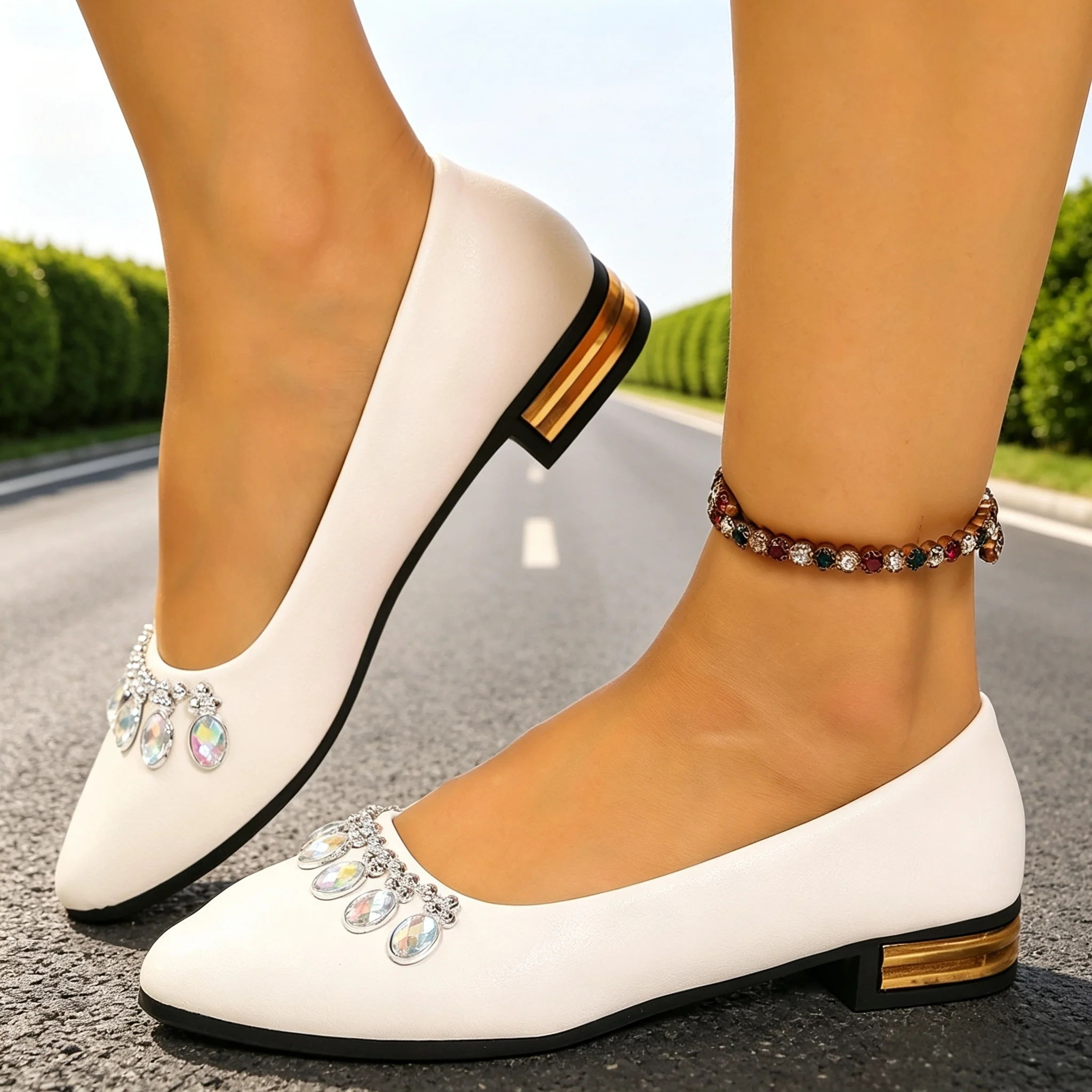 Dames Flats Pointed Toe Ballet - Womens Heels recensie en prijs