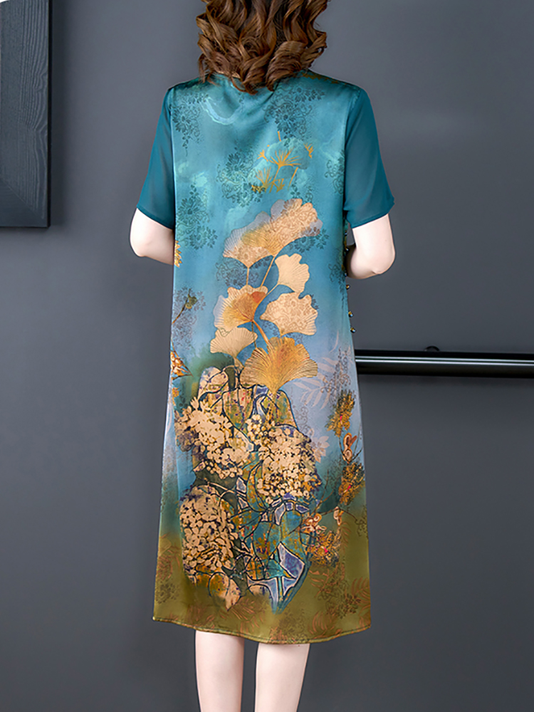 2024 Rode Zijden Bloemen Luxe  - Women'S Red Formal Wear recensie en prijs