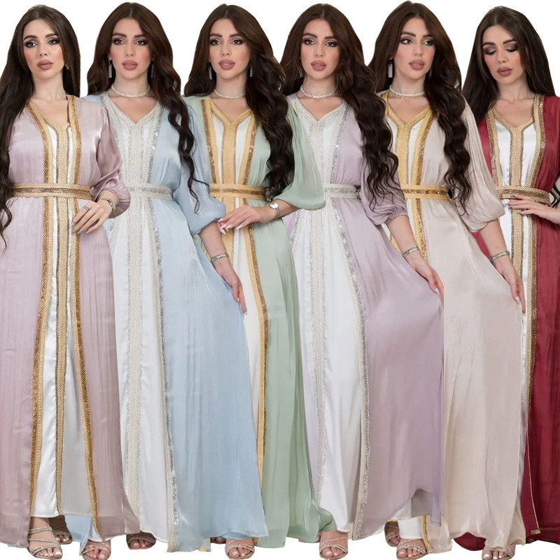 Lavendelkleurige paillettenjur - Evening Gown recensie en prijs
