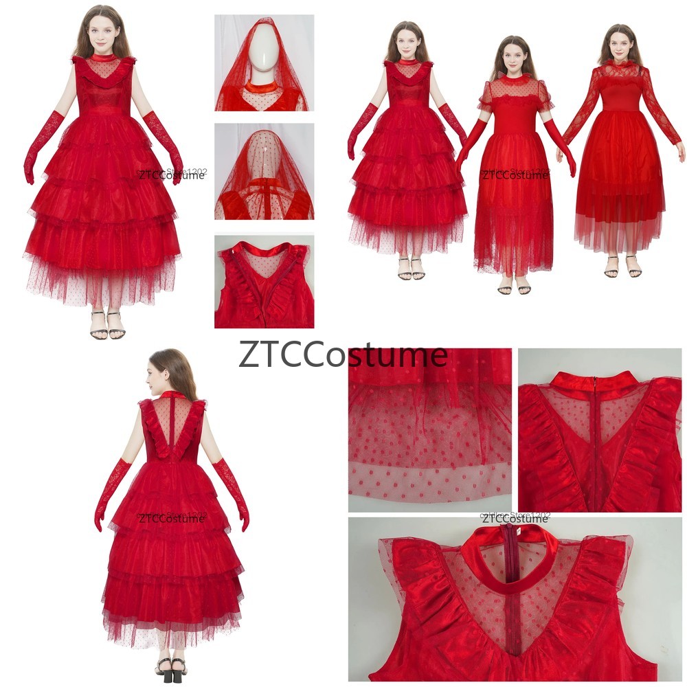 Lydia Deetz Cosplay Kostuum Go - Evening Gown recensie en prijs